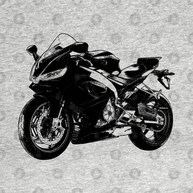 RS660 Bike Sketch Art by KAM Std